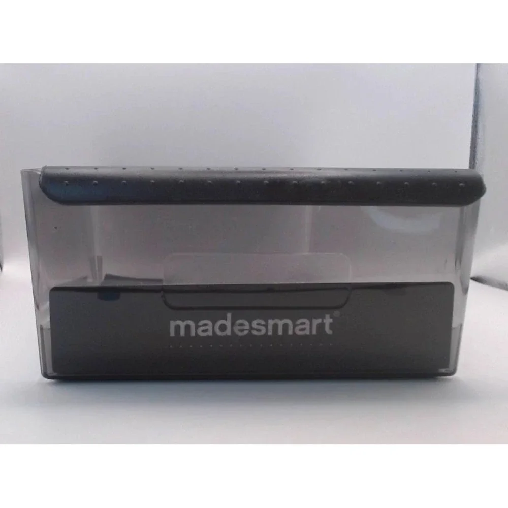 madesmart Fridge/Pantry 8in Wide Deep Bin, Carbon, BRAND NEW WITH TAGS
